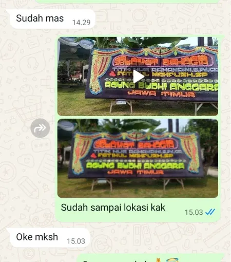 Pengiriman Papan Bunga Sentul Nirwana