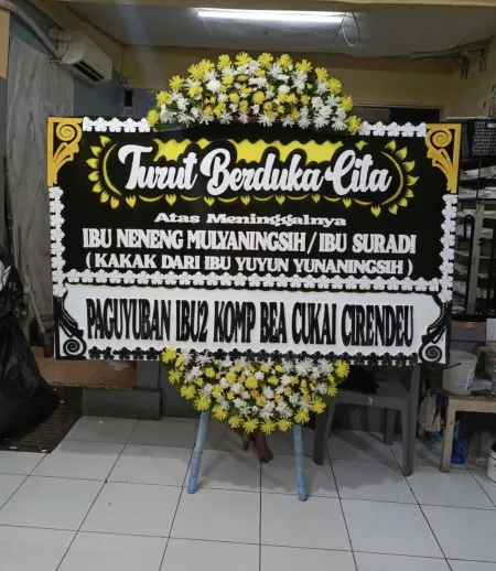 Papan Bunga Duka Sentul Nirwana