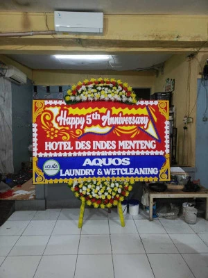 Papan Bunga di Sentul Nirwana
