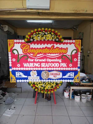 Papan Bunga di Sentul Nirwana